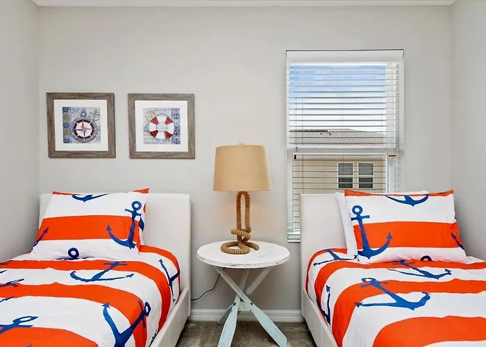 Stunning 4 Bd W/ Gameroom Close To Disney 5110K
